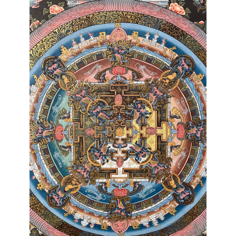 Mandala Thangka (Thangka sans brocart)