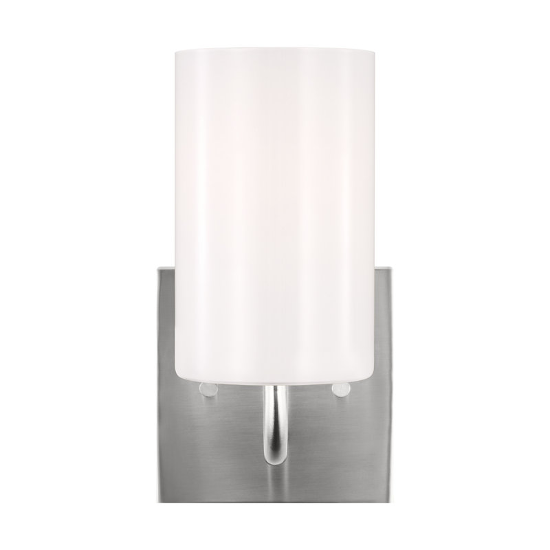 Dimmable Vanity Light, Brushed Steel, No