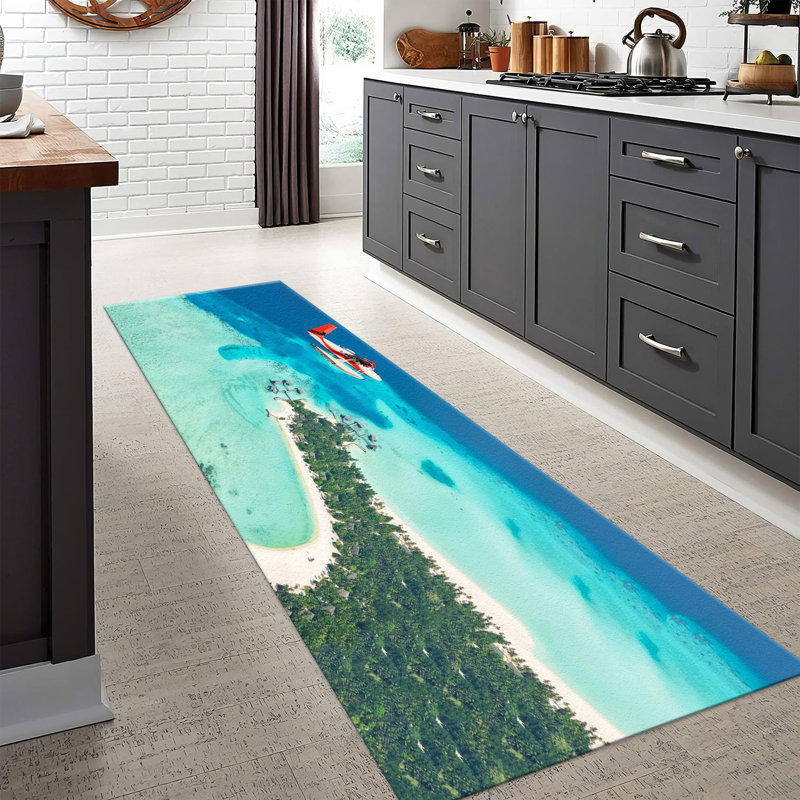 Non Woven Soft Texture Abstract Printed Rug Featuring Vibrant Color Palette and Intricate Geometric Design Ideal for Modern Home Decor
