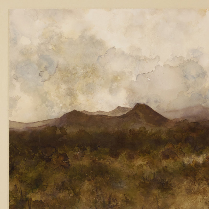 Flumen Framed Painting, H 36" x W 60"