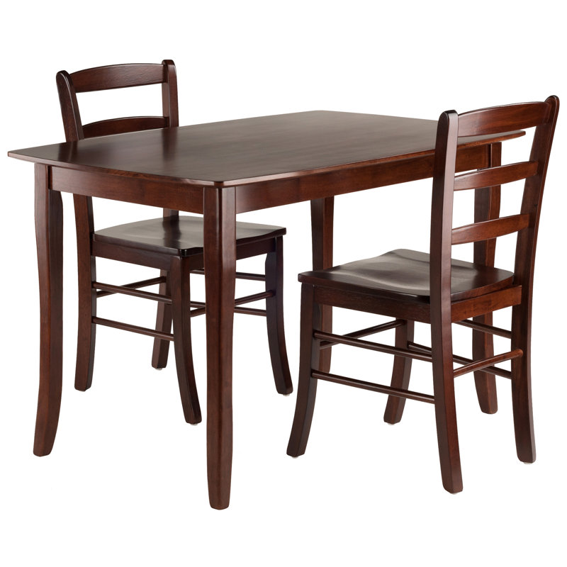 Hemphill 2 - Person Solid Wood Solid Wood Top Four Leg Dining Set