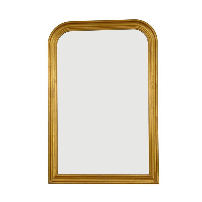 Nova Arch Wall Mirror, 54" x 36", Gold Leaf