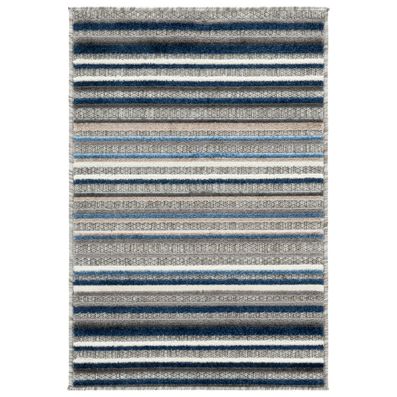 Cabana Performance Striped Indoor/Outdoor Area Rug, Rectangle 2' x 3'