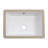 Mocoloo 17"L x 12"W Ceramic Rectangular Undermount Bathroom Sink with Overflow