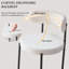 50cm H Teddy Upholstered Metal Side Chair-114193736-123191245