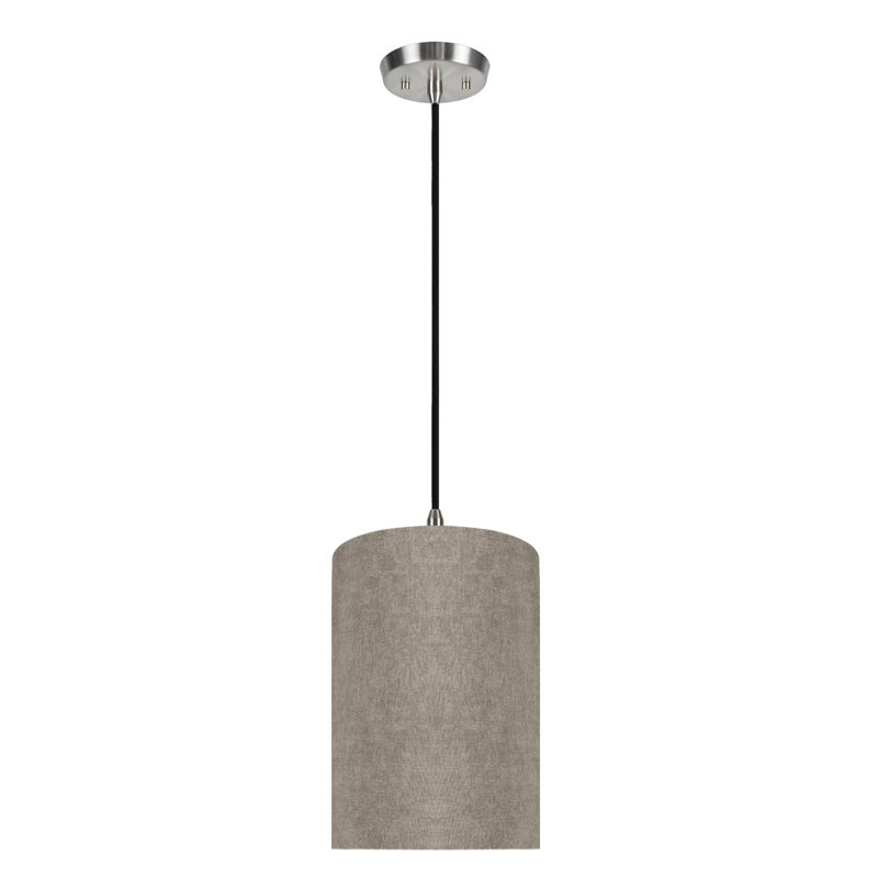 Luminaire suspendu à une lumière Hawkinge, Brun clair