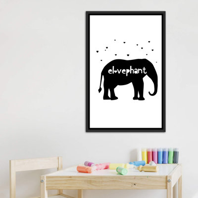 Éléphant, art sur toile