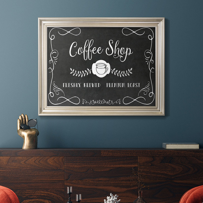 Coffee Shop - Reproduction de photo sur toile, H 21 po x l 25 po x P 2,5 po