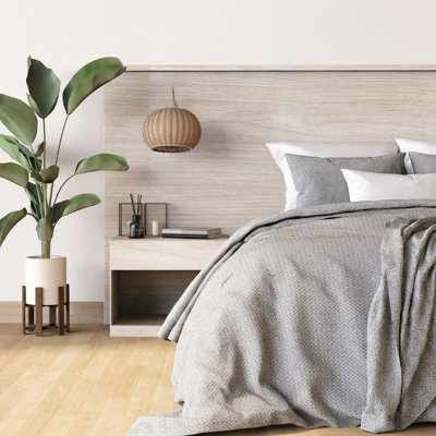 Tender Textured Cotton Blanket in Gray