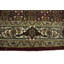 Tapis rouge traditionnel 3 x 5 po Indo Tabriz
