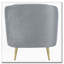 Chaise en velours Channel