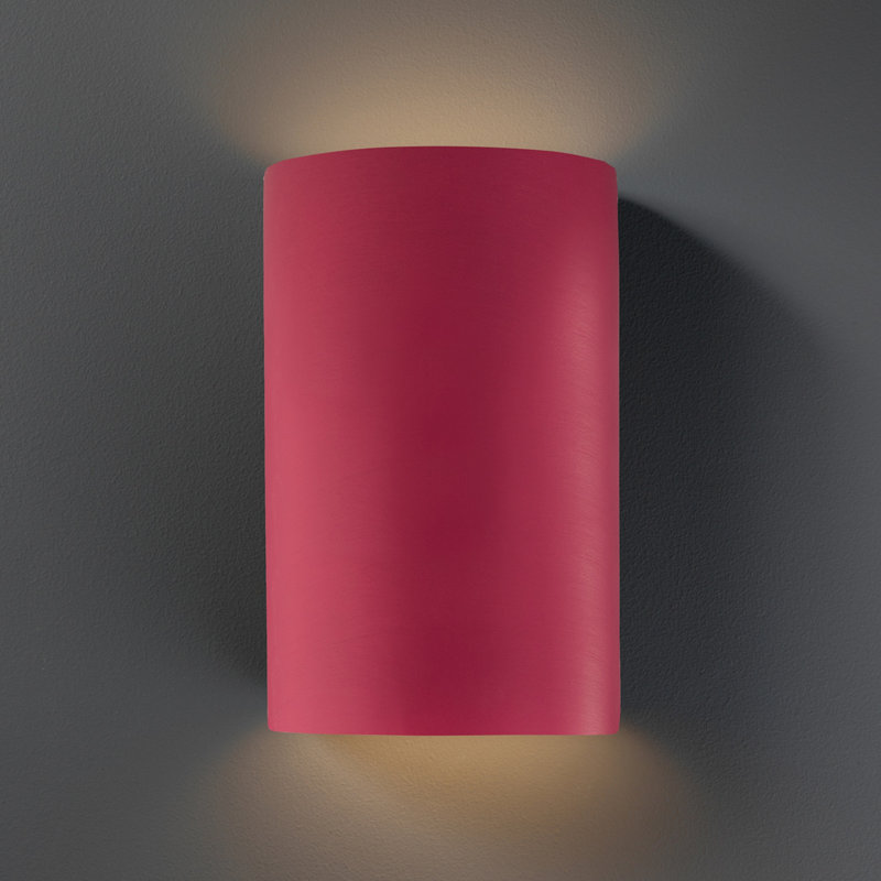 Ambiance Collection™ Outdoor Flush Mount, Cerise, LED, 12.5" H x 7.75" W x 4" D