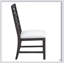 Ensemble de 2 chaises d'appoint de style classique avec finition espresso foncé et siège rembourré en bois, élégantes et confortables