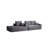 Cloud Sectional Sofa With L-Shape Chaise And Side Pockets, Modern Modular Design, Deep Seating, Upholstered Couch For Living Room/Bedroom, No Assembly Required (Plush Fabric), Left-Facing-406117122-406117123