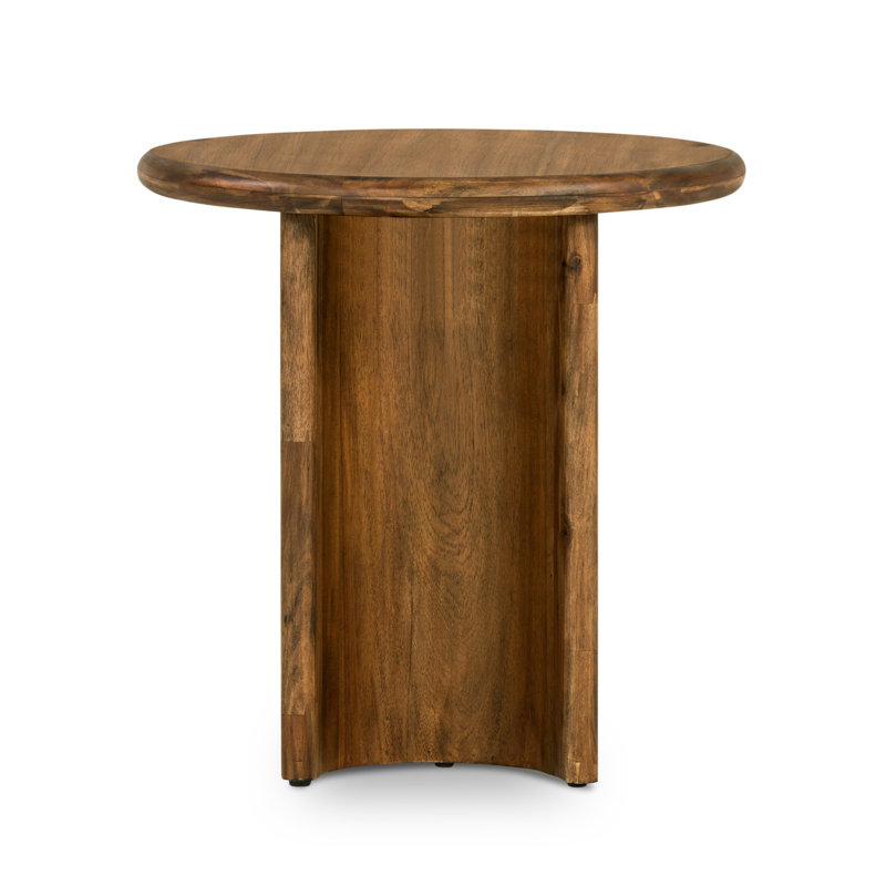 Paden End Table - Sandy Acacia, Seasoned Brown Acacia