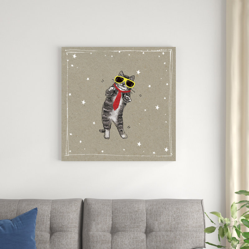 Fancypants Cats I, H 30 po x l 30 po x P 1,25 po