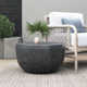 Eponine 26'' Metal Outdoor Side Table