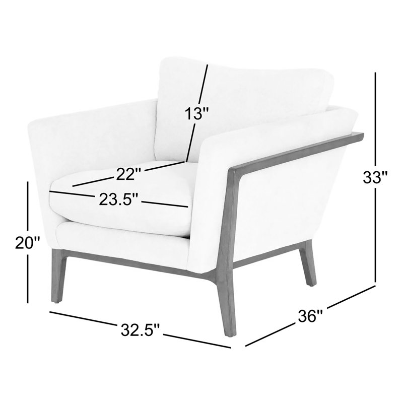 Dash Armchair, Distressed Natural, Palermo Drift Top Grain Leather