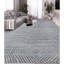 Hand Woven Wool Geometric Area Rug-1822610767