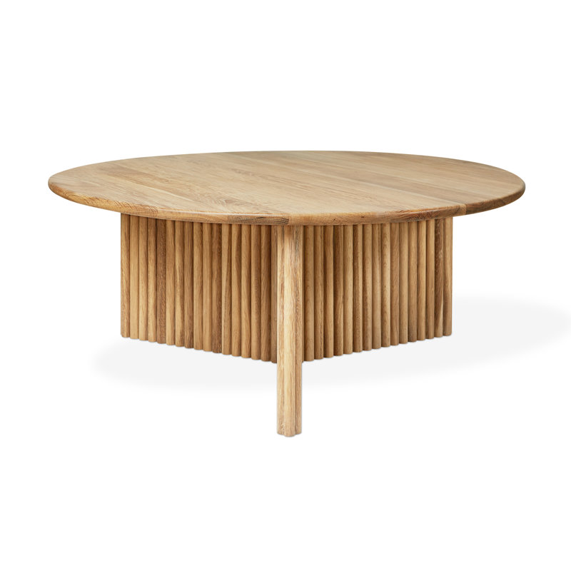 Odeon Coffee Table, White Oak