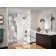 Moen 54-Inch to 72-Inch Adjustable Length Fixed Mount Single Curved Shower Curtain Rod