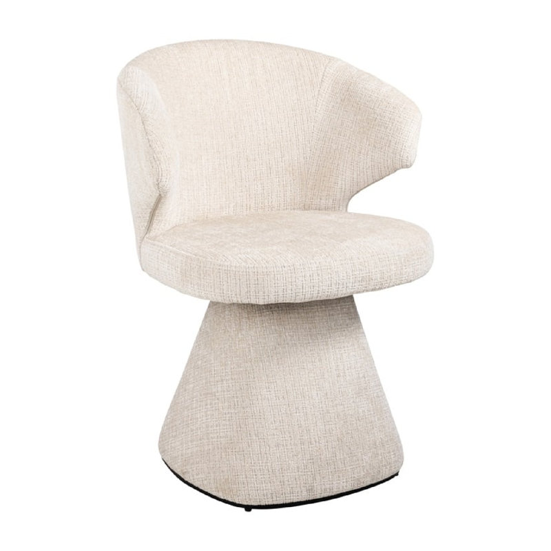 Accent Chair Upholstered Side Chair, Beige