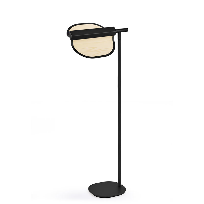 Omma LED Floor Lamp, Matte Black, Natural White