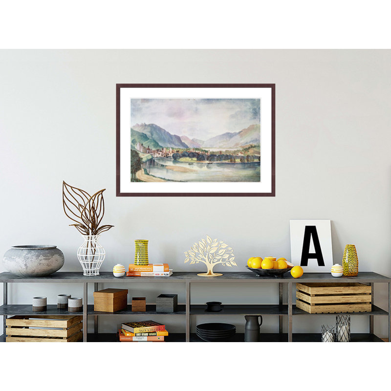«View of Trente» par Albrecht Dürer, impression giclée sur cadre, H 29,4 po x l 41,5 po