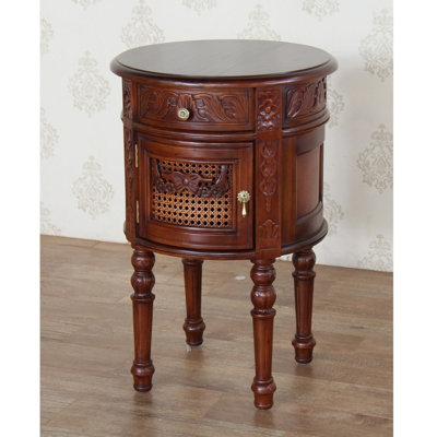Lecanuet 50cm W Solid Wood Bedside Table