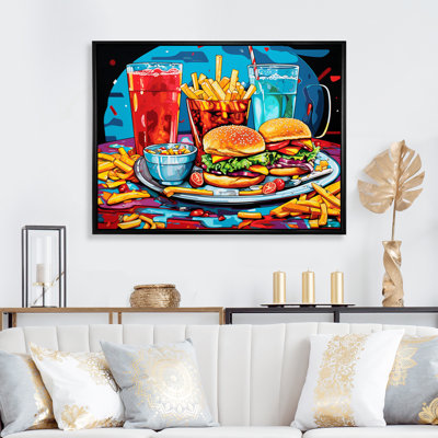 Pop Fast Food Hamburger Meal II