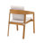 Outdoor Dining Armchair With Cushions