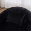 Fauteuil à billes rond avec repose-pieds Coolmore