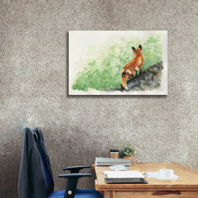Epic Graffiti 'Fox Hill At The Floodwall' by Anika Goodhue Canvas Wall Art