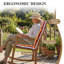 2 Pack High Back Tufted Patio Chair Cushions, 120x52x6 cm-1086765123