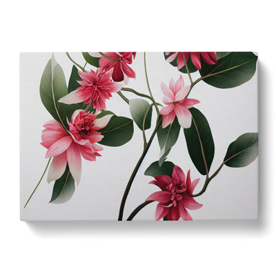 Fine Flowers - Wrapped Canvas