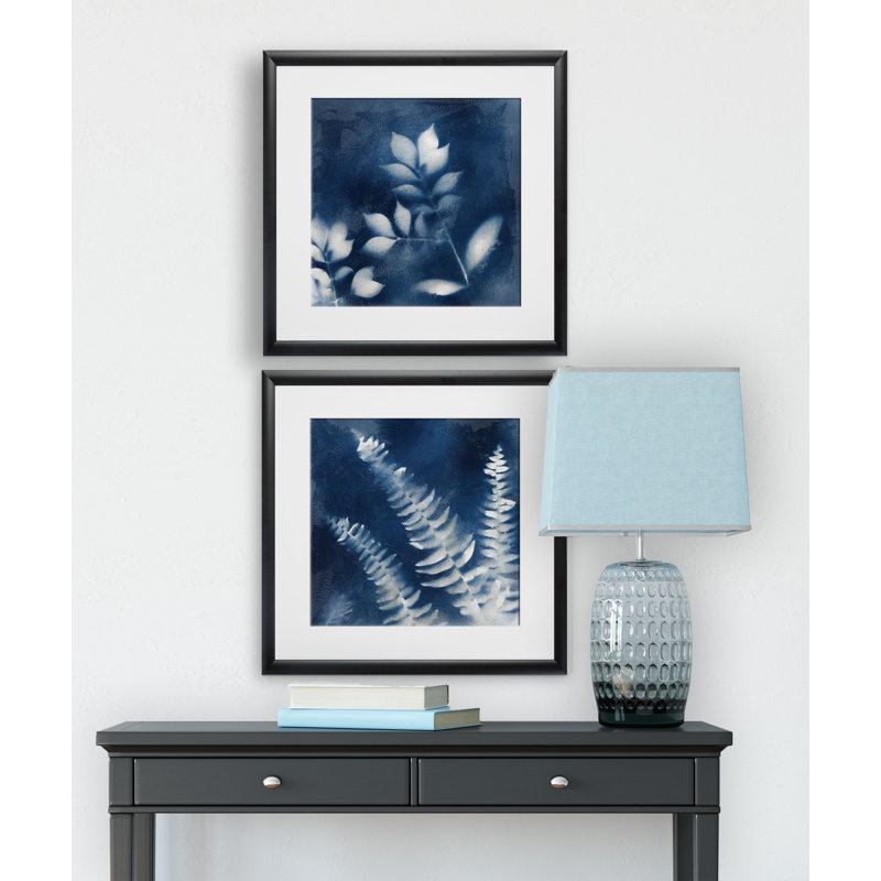 " Nature " 2 - Pieces, Black Framed