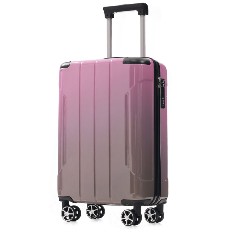 Ensemble de valises 3 pièces avec roulettes, serrure TSA intégrée, sac de voyage pliable pour hommes et femmes