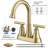 4-Inch Center-Set Bathroom Faucet With Pop-Up Drain-113843851