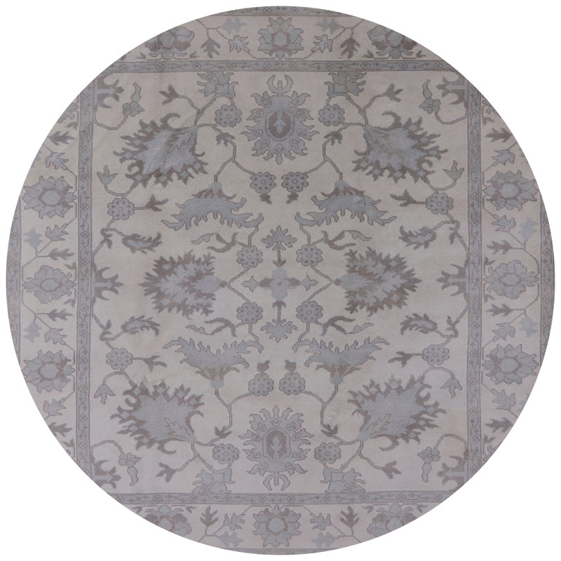 Arshavir Oriental Indoor Rug, Round 5'