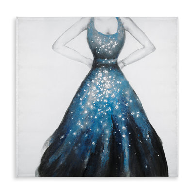 Blue Princess Dress Tablecloth | Fashion Bedroom & Outdoor Decor