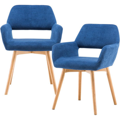 Ensemble de 2 chaises d'appoint Mid-Century