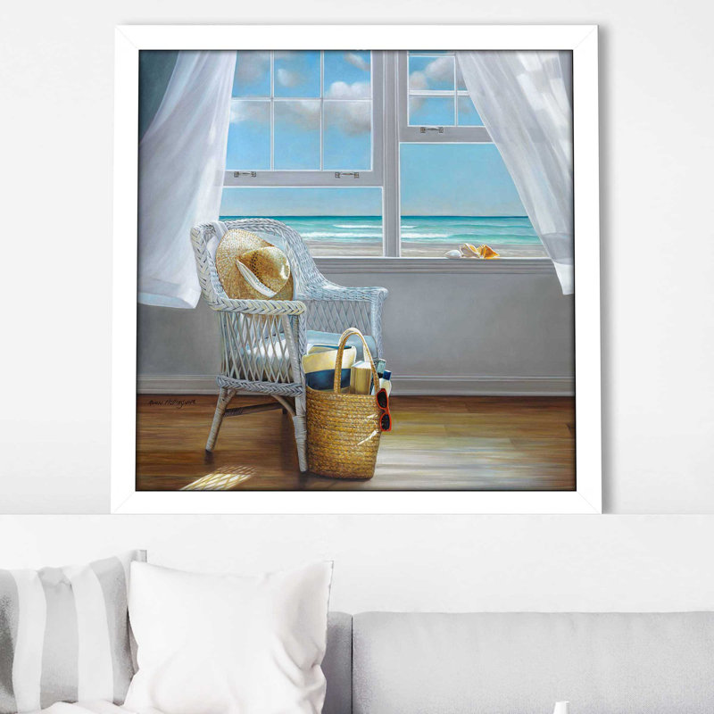 «Sense Memory» par Karen Hollingsworth - Peinture, H 37,5 po x l 37,5 po x P 1 po, Cadre blanc