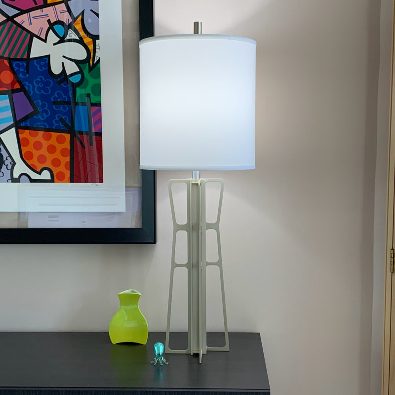 Lampe de table standard 43,5 "Retro, Or Mid-Century