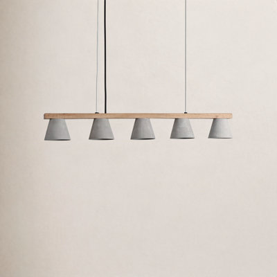 London 5-Light Dimmable Linear Pendant