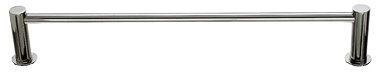 Hopewell Bath Single 19 1/2" Wall Mounted  Towel Bar, Polished Nickel
