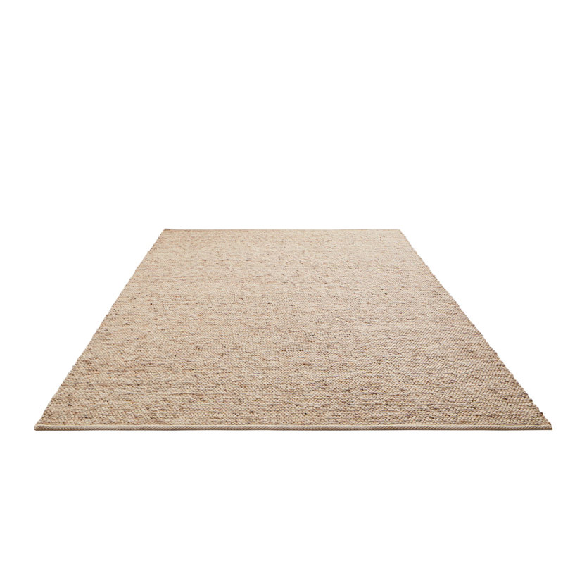 Arees Solid Colour Hand Woven Flatweave Area Rug, Rectangular 70 x 130cm