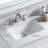 60 In. W X 22 In. D X 35.4 In. H Bathroom Vanity In Gray With White Top And Basin-104050028