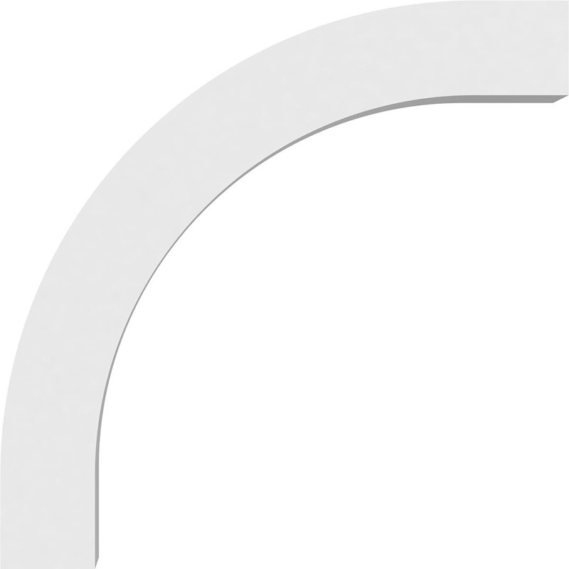 Attelle de genou standard en PVC de qualité architecturale 3 po x P 16 po x H 16 po, H 16 po x l 3 po x P 16 po