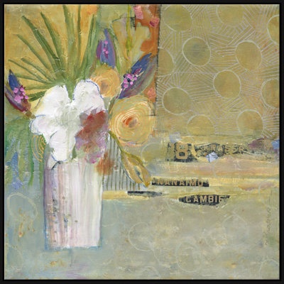 Jill Krasner " Vase Of Flowers " by Jill Krasner