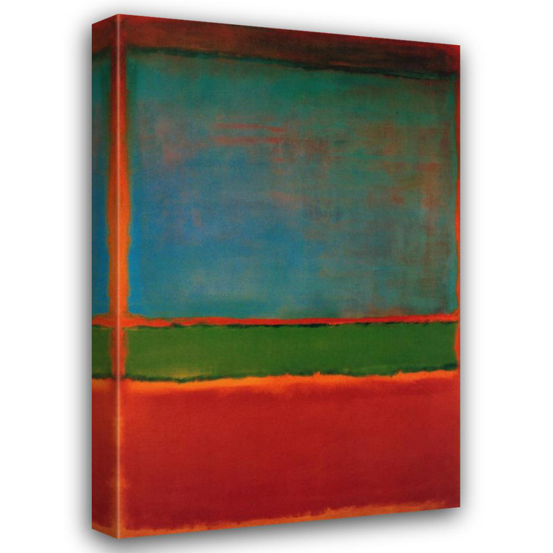 Violet, Green, And Red 1951, 18" H x 12" W